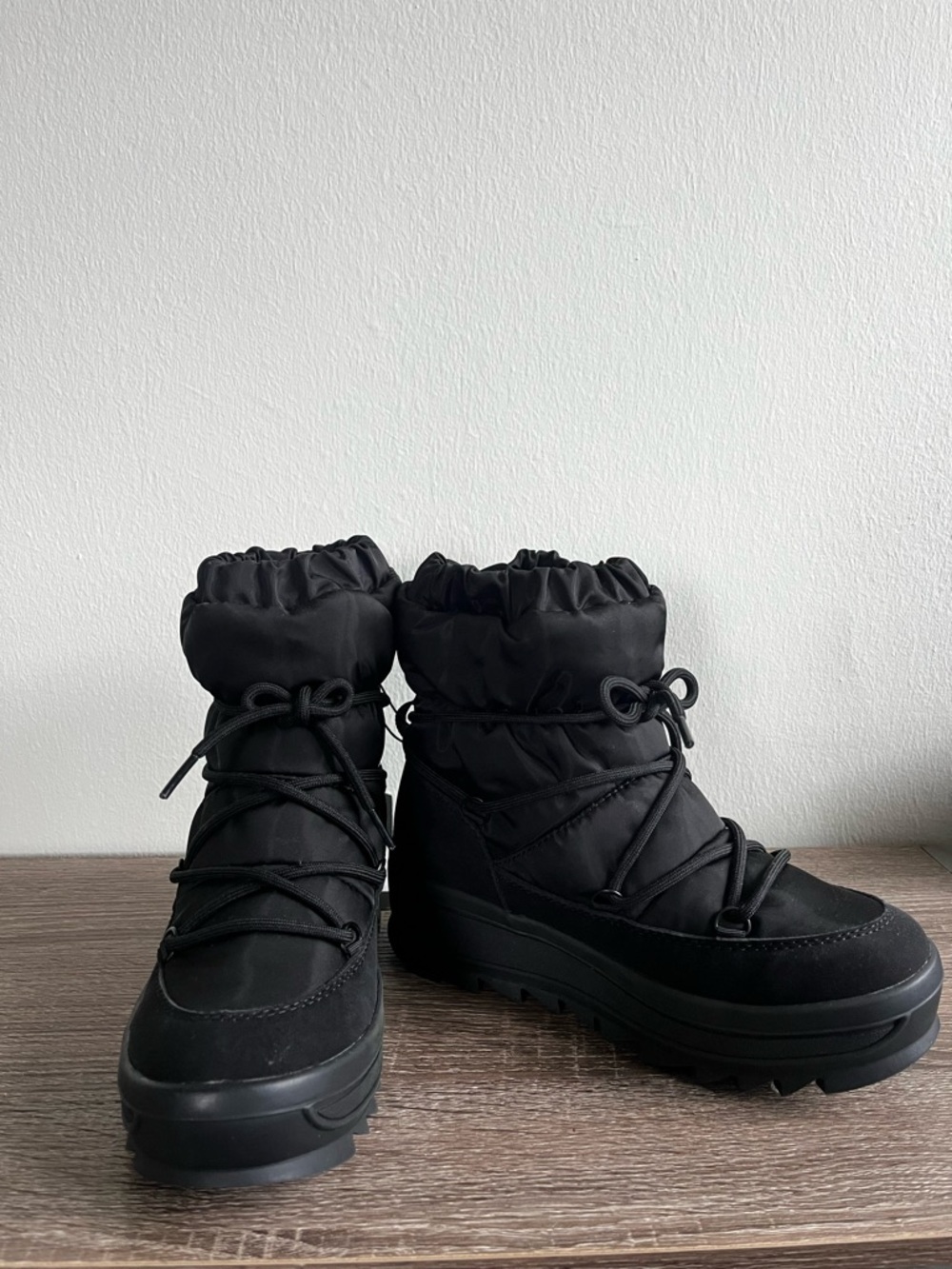 Pajar Black Insulated Winter Rain Boots